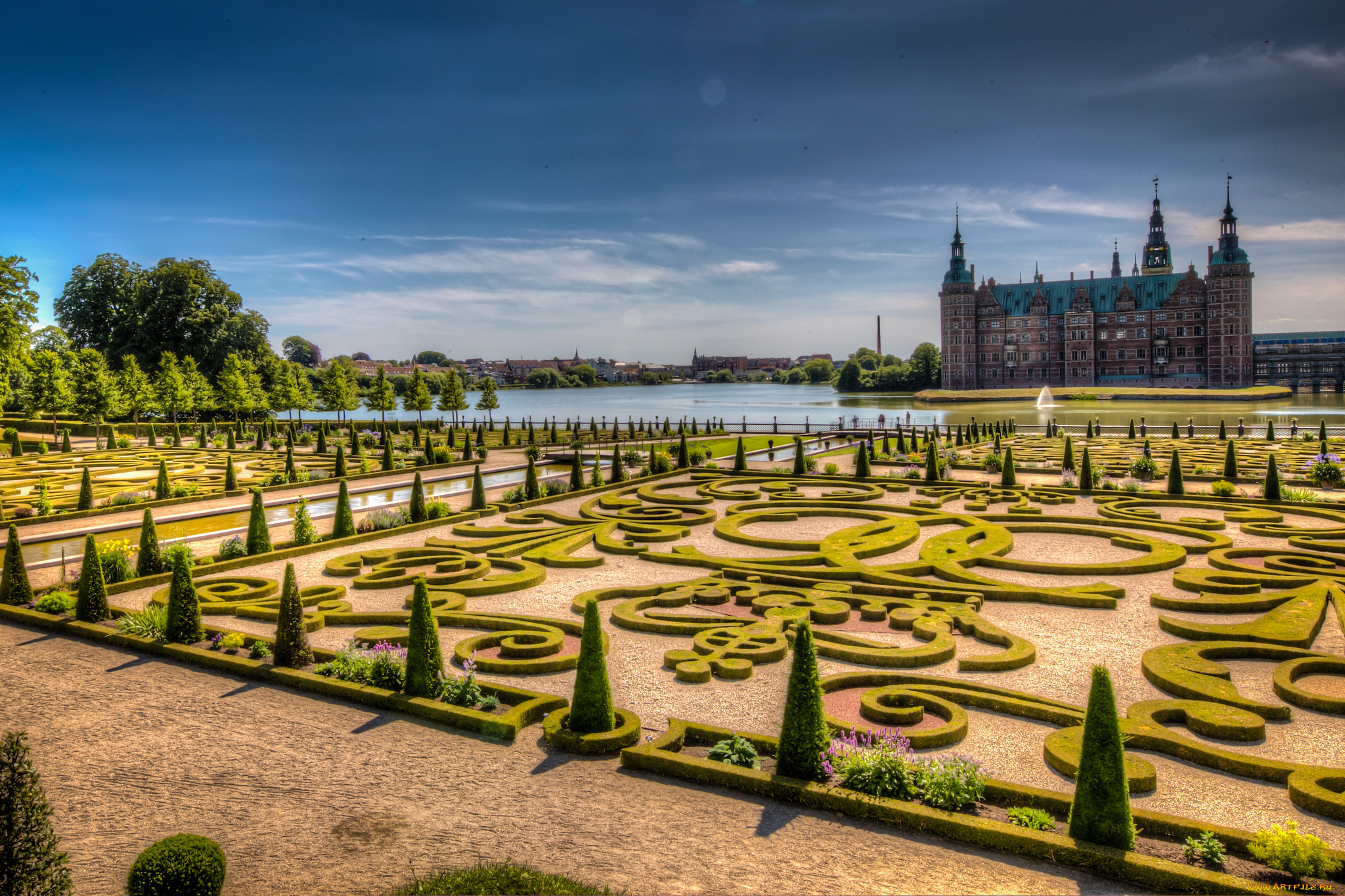 frederiksborg castle and garden,  hiller&, 248,  denmark, ,  , , , 